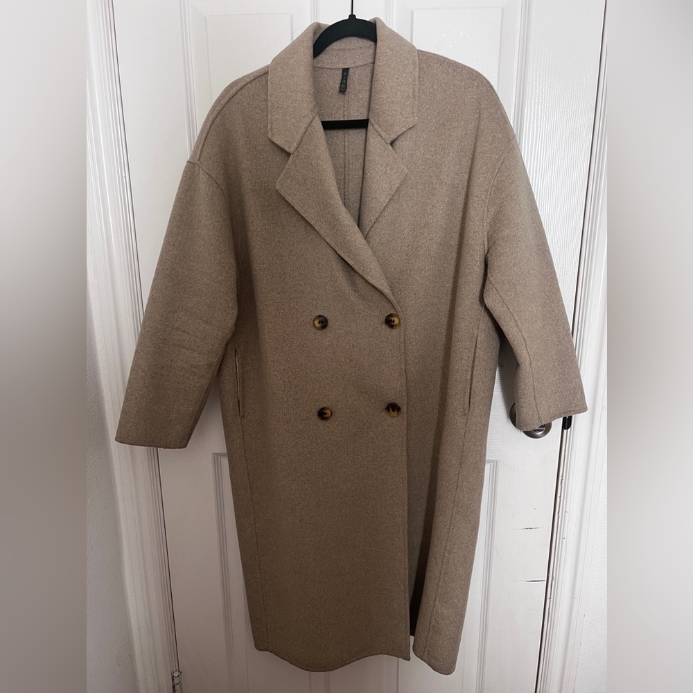 Wool Taupe Coat